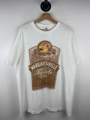 Vintage 2001 Jimmy Buffett Margaritaville Tour White Tee