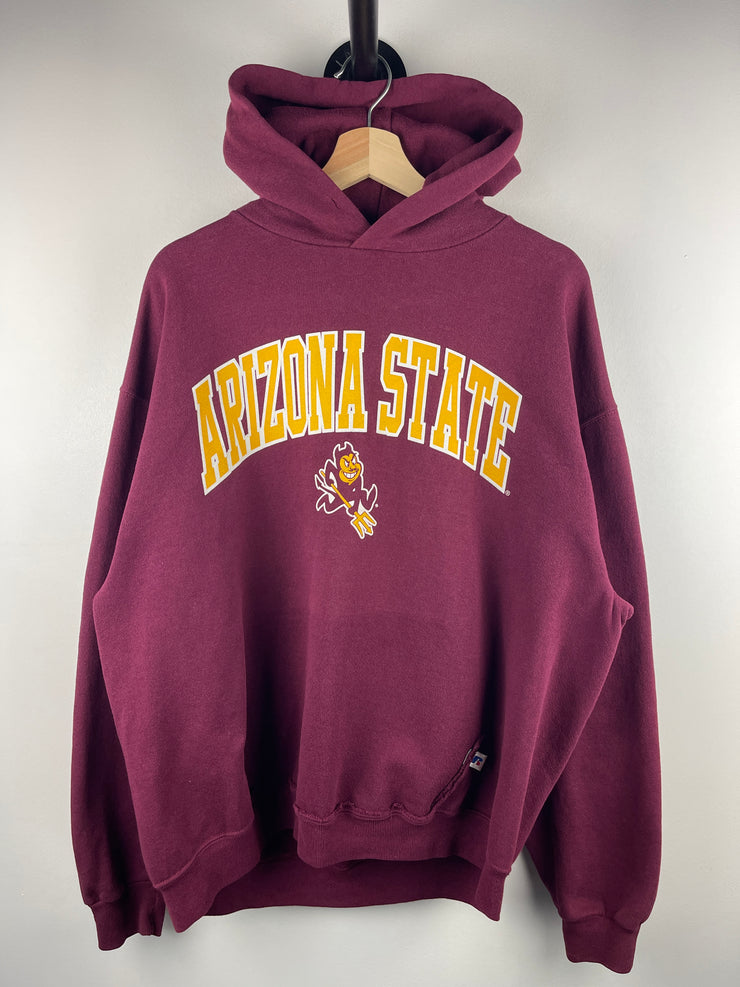 Vintage Russell Athletic Arizona State Burgundy Hoodie
