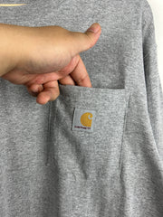 Vintage Carhartt Grey Pocket Long Sleeve