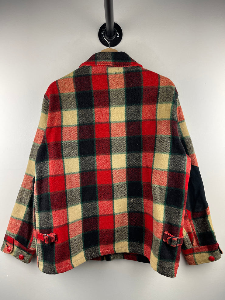 Vintage 50s Woolrich Buffalo Plaid Wool Harrington Hunting True Vintage Jacket