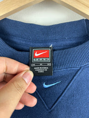 Vintage NFL Nike Tennessee Titans Embroidered Navy Crewneck