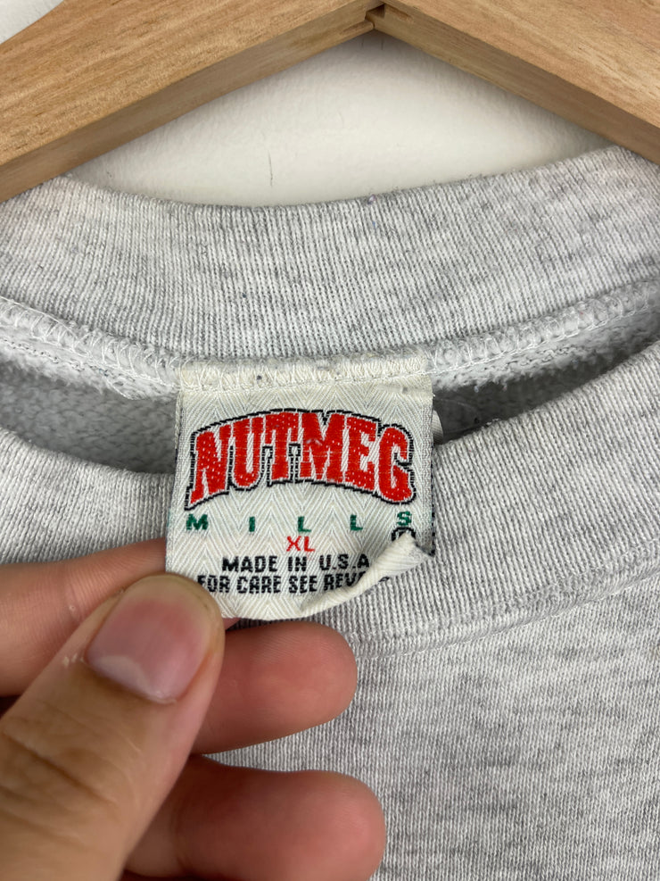 Vintage 90s NFL Nutmeg Dallas Cowboys Grey Crewneck