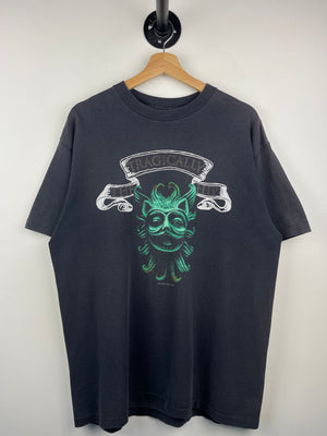 Vintage 90s The Tragically Hip Gargoyle Canada Tour Faded Black Tee