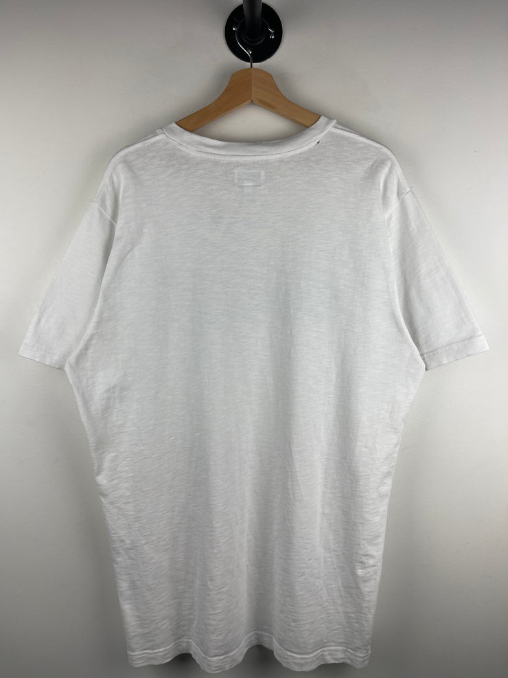 Supreme FW15 Warp Logo White Tee