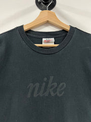 Vintage 90s Nike Tonal Spellout Black Women’s Tee