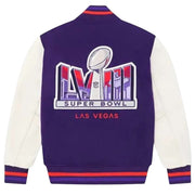 OVO x NFL Super Bowl LVIII Purple Varsity Jacket
