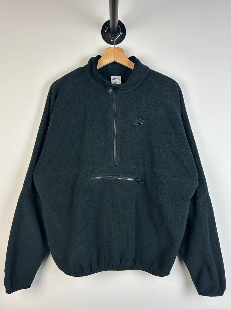 Vintage Y2K Nike Quarter Zip Black Fleece