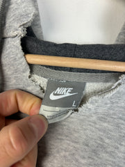 Vintage Nike Mini Swoosh Grey Hoodie