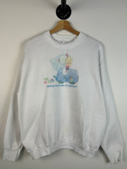 Vintage 90's Precious Moments White Crewneck