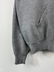 Vintage 90s Russell Atheltic Blank Grey Zip Up Hoodie