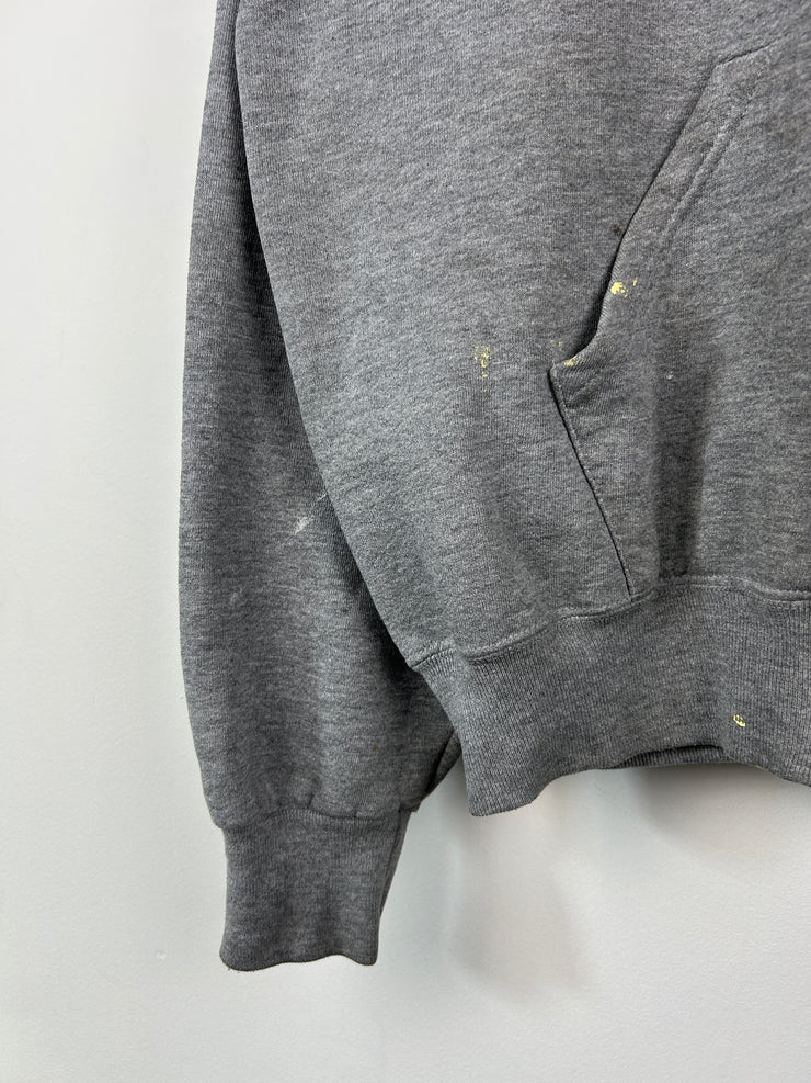 Vintage 90s Russell Atheltic Blank Grey Zip Up Hoodie