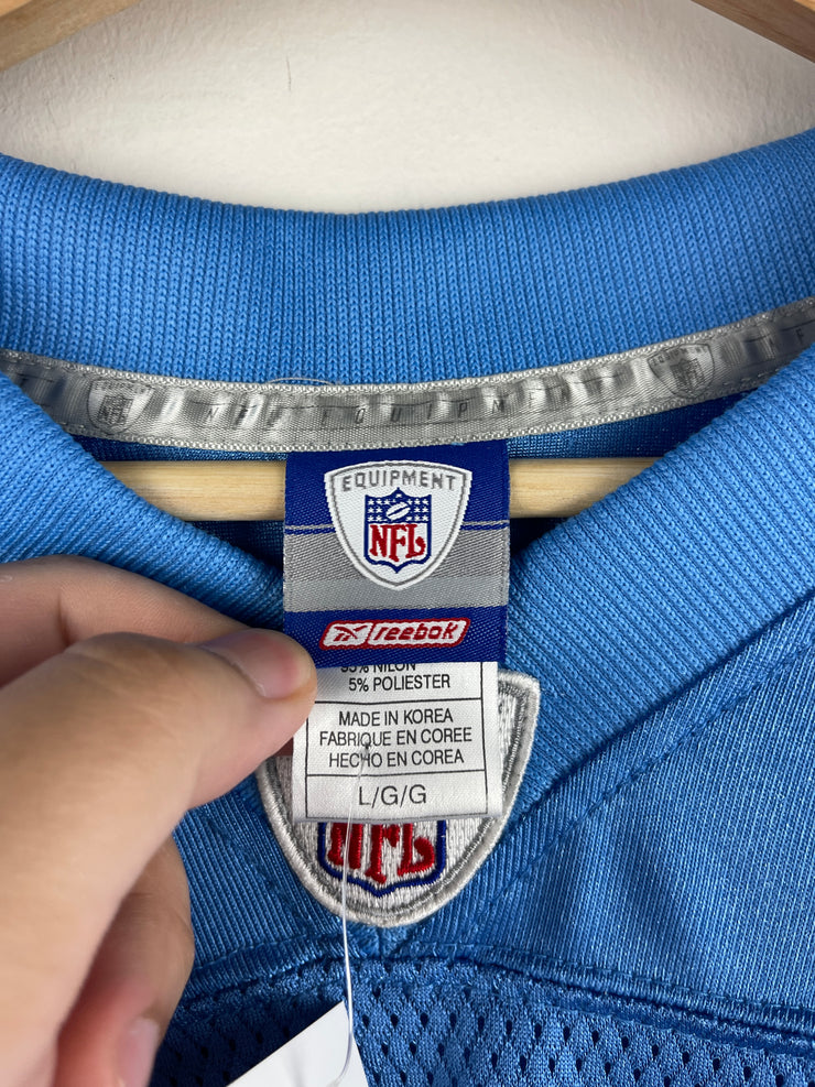 Vintage NFL Reebok San Diego Chargers Tomlinson Baby Blue Football Jersey