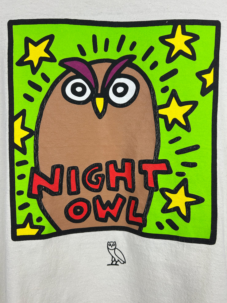OVO Keith Harring Night Owl White Tee