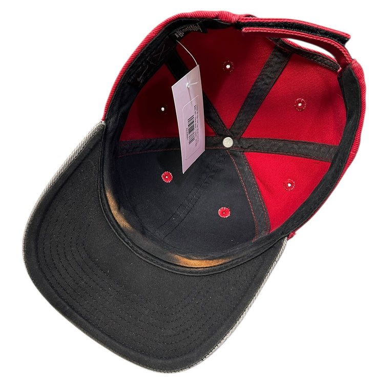 Vintage 90s Nike Golf Tiger Woods Red & Grey Strapback Hat