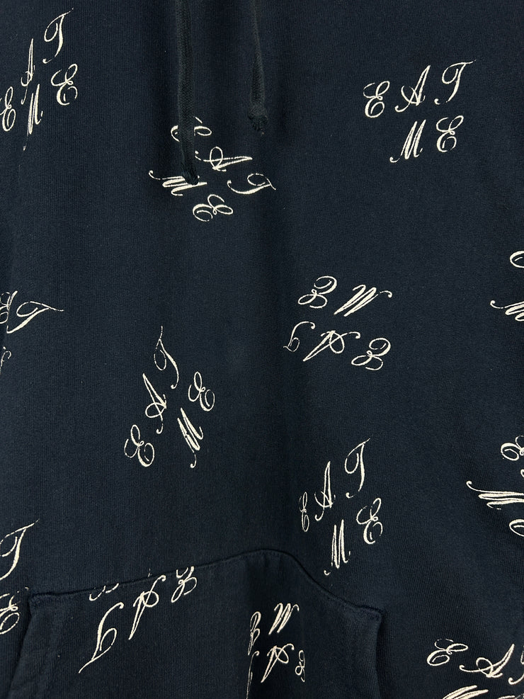 Supreme FW15 Eat Me Navy Hoodie