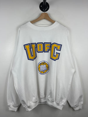 Vintage 90s University Of Cancun Mexico White Crewneck