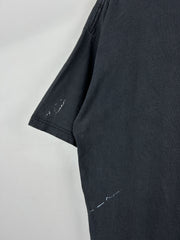 Vintage 90s Apple Promo Embroidered Faded Black Tee