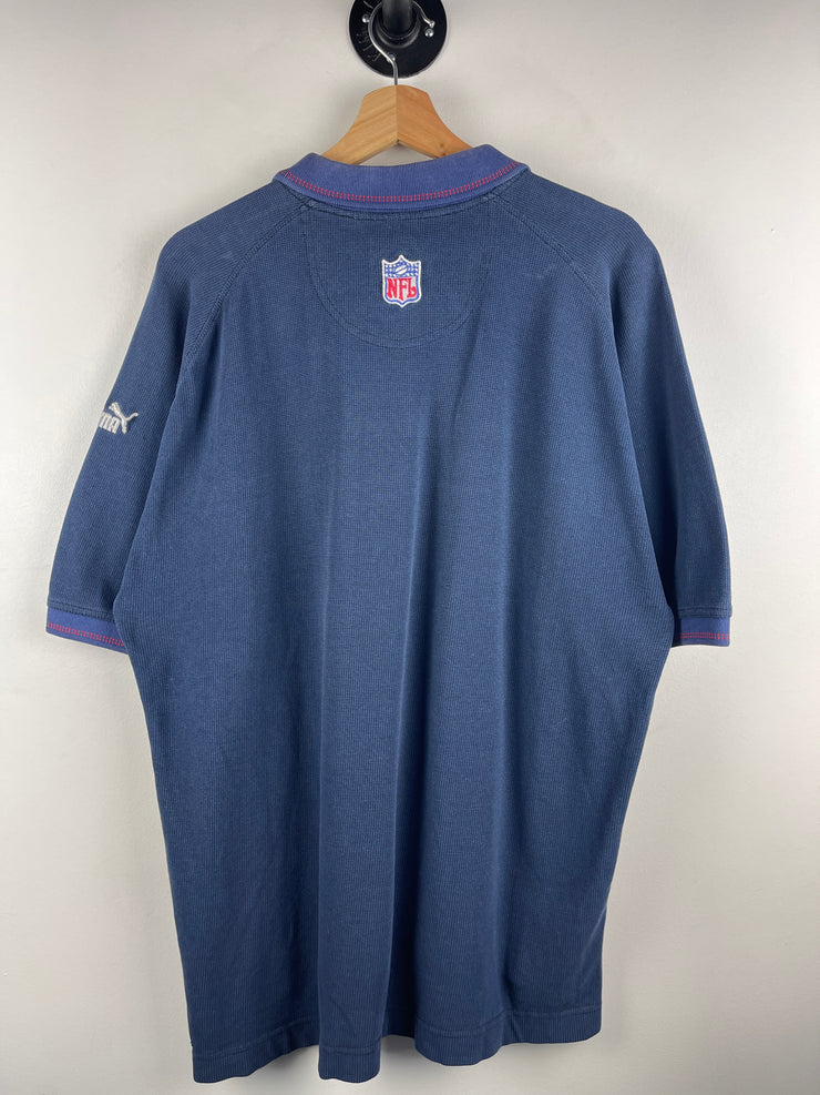 Vintage NFL Puma Golf Buffalo Bills Navy Polo Shirt