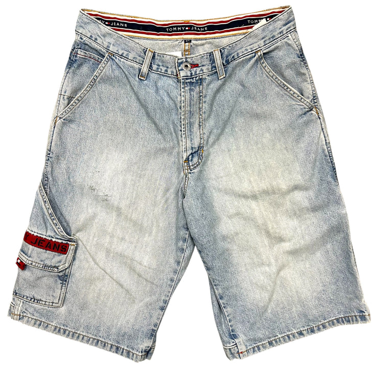 Vintage Tommy Hilfiger Baggy Blue Denim Shorts