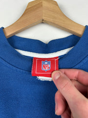 Vintage NFL Indianapolis Colts Embroidered Blue Crewneck