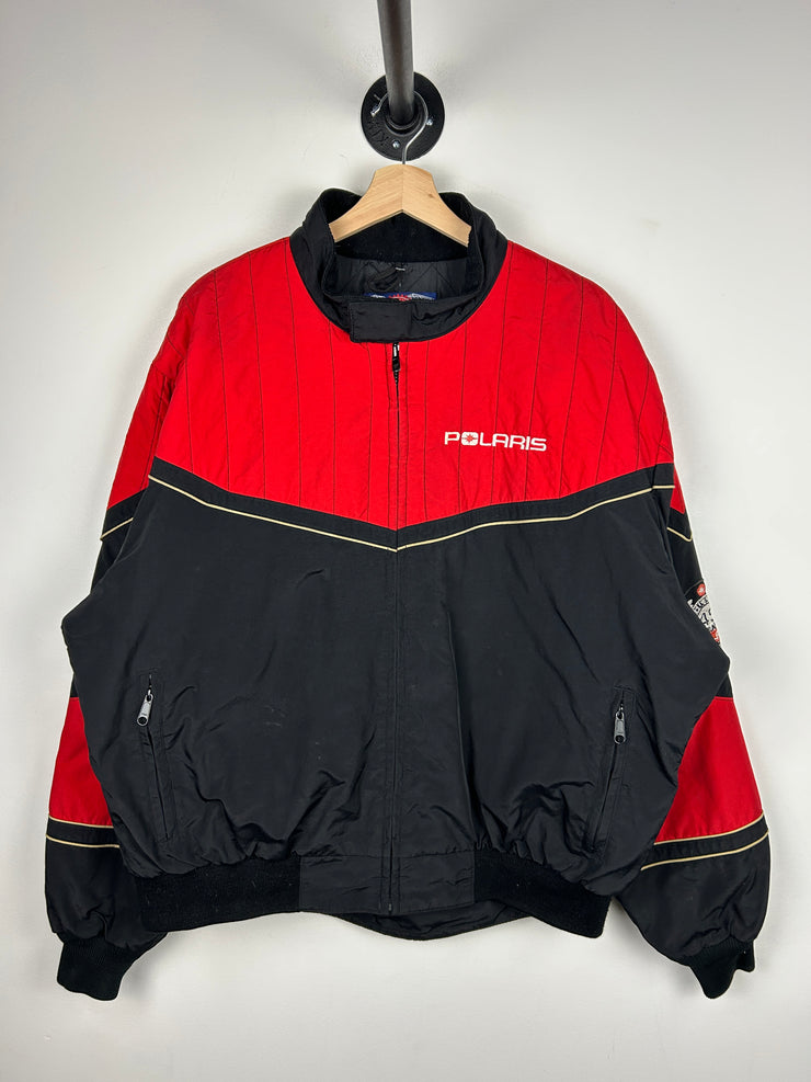 Vintage 90s Polaris 45 Years Red & Black Jacket