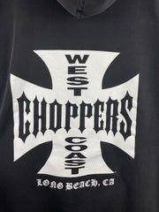 Vintage West Coast Choppers Long Beach Black Zip Up Hoodie