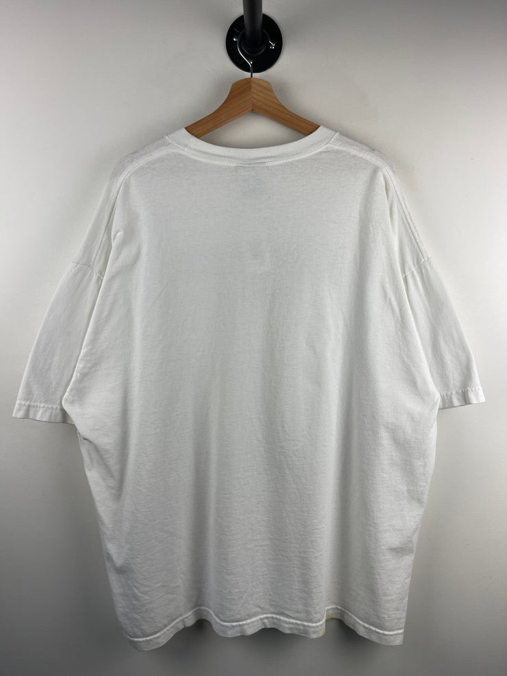 Vintage Nike Soccer White Tee