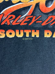 Vintage Harley Davidson South Dakota Black Tee