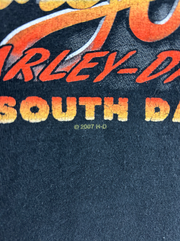 Vintage Harley Davidson South Dakota Black Tee