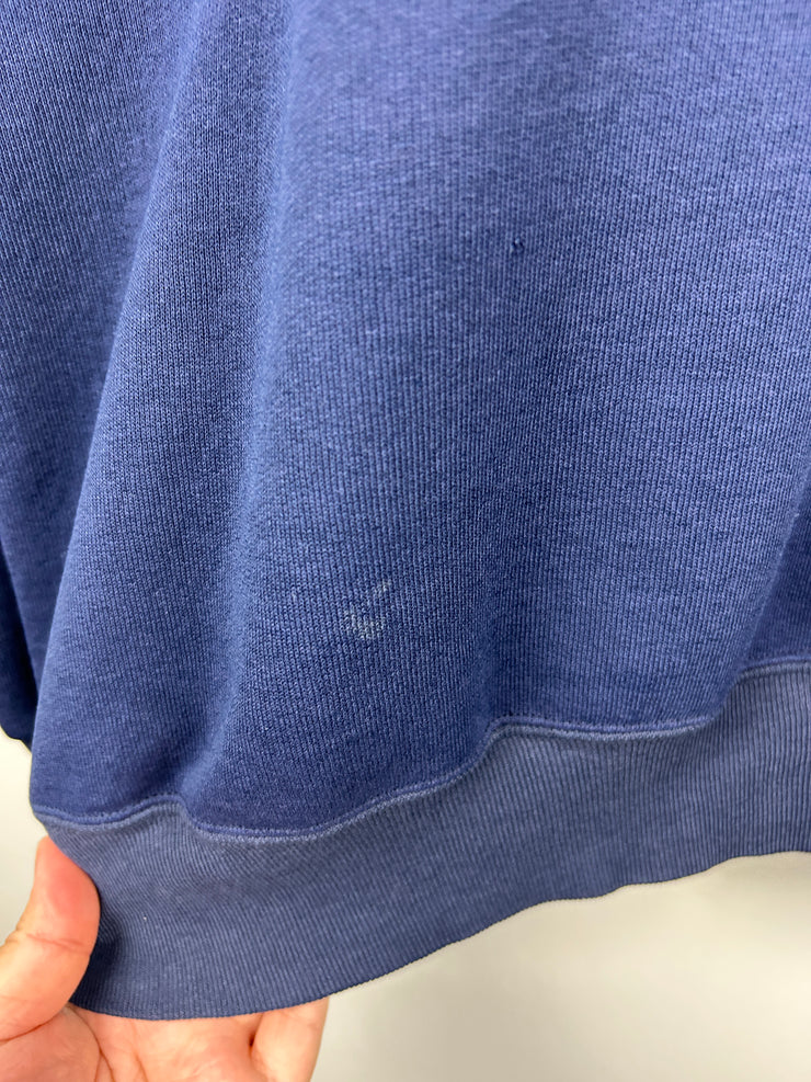 Vintage 90s Notre Dame Fighting Irish Navy Crewneck