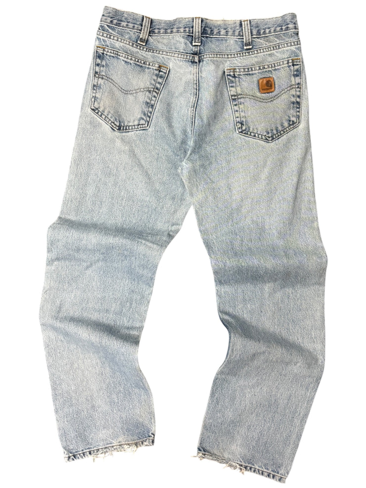 Vintage Carhartt Light Wash Blue Denim Jeans