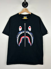 Bape Shark Navy Camo Black Tee