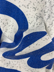 Vintage 90s Duke Blue Devils Basketball All Over Print White Tee