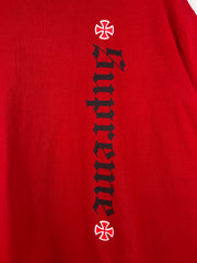 Supreme X Independent Skateboards FW17 Old English Red Tee