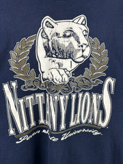 Vintage 90s Penn State University Nittany Lions Navy Crewneck
