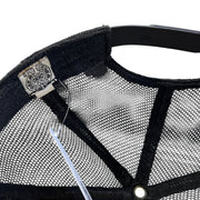 Chrome Hearts Hollywood Black & White Trucker Hat