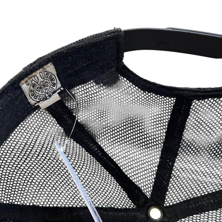 Chrome Hearts Hollywood Black & White Trucker Hat