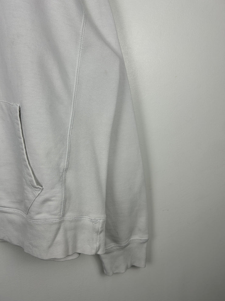 OVO Owl Embroidered White Hoodie