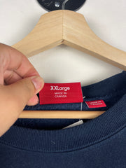 Supreme FW24 Crest Navy Crewneck