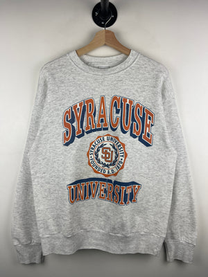 Vintage 90s Syracuse University Orangemen Grey Crewneck