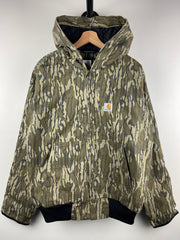 Carhartt Active Bottomland Camo Hooded Work Jacket