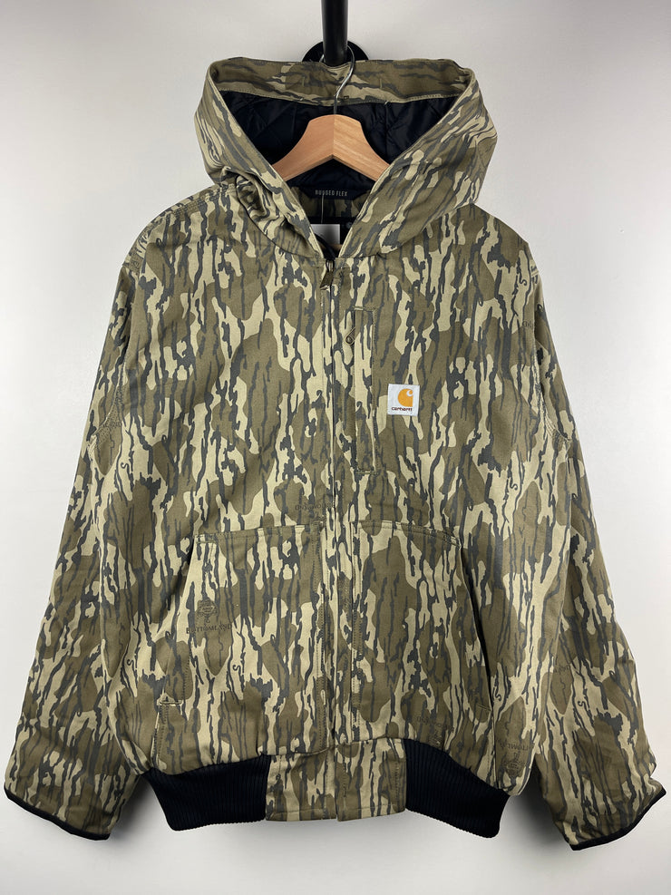 Carhartt Active Bottomland Camo Hooded Work Jacket