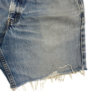 Vintage Levis 550 Light Wash Blue Denim Shorts