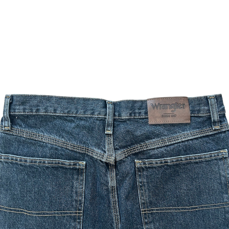 Vintage Wrangler Dark Wash Blue Denim Shorts