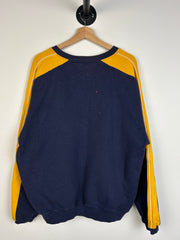 Vintage Michigan Wolverines Embroidered Navy Crewneck