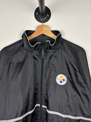 Vintage NFL Pittsburgh Steelers Black Windbreaker