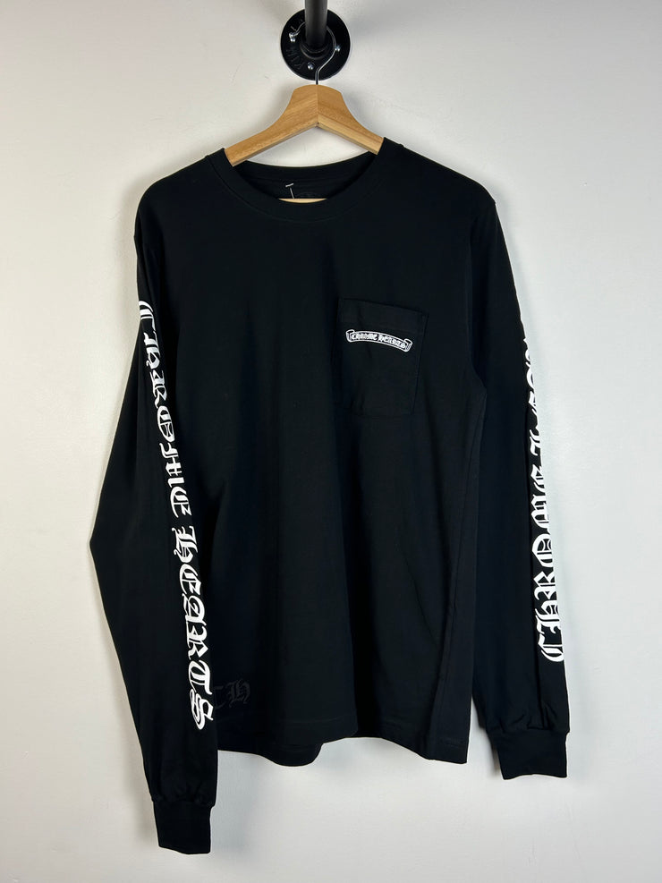 Chrome Hearts Scroll Black Long Sleeve