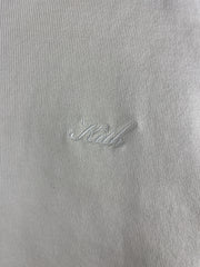 Kith Script Embroidered White Crewneck