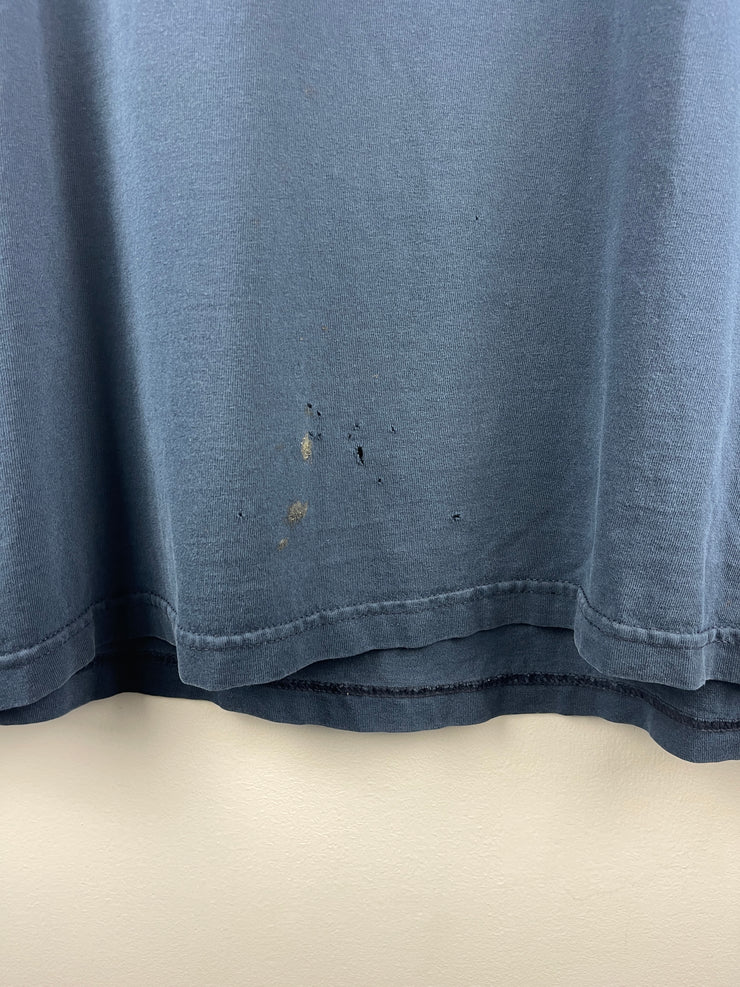 Vintage West Coast Choppers Motorcycle Navy Cut Off Tank Top