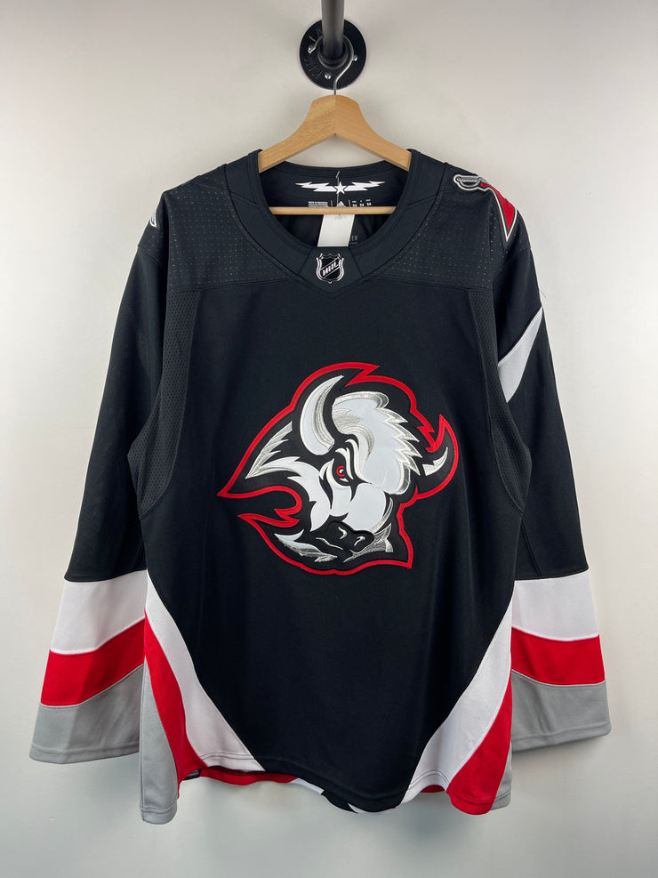 Adidas NHL Buffalo Sabres Goat Head Alternate Black Hockey Jersey